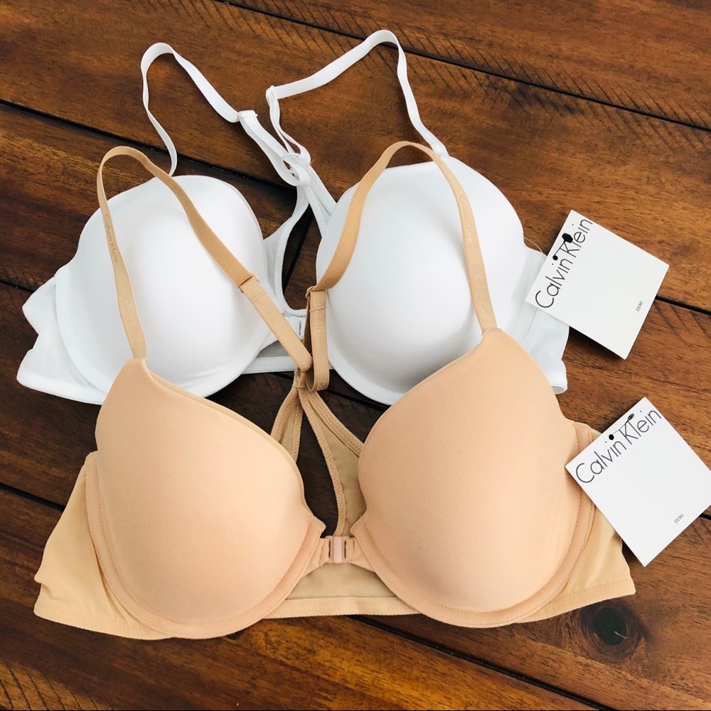 Bundle of Calvin Klein demi bras